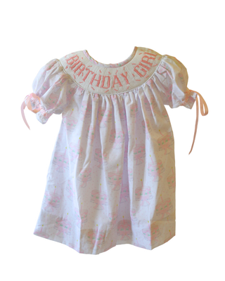 Birthday Girl Smocked Dress | Little Harts