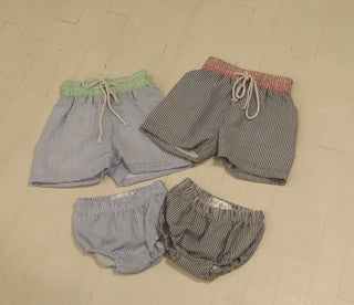 Seersucker Swim Shorts