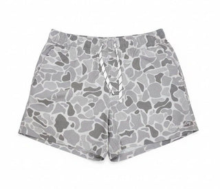Kids' Light Gray Camo Performance Shorts