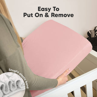 2-pack Organic Cotton Fitted Crib Sheet