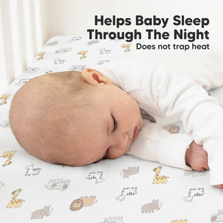 2-pack Organic Cotton Fitted Crib Sheet