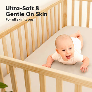 2pk Waterproof Crib Sheets, Baby Mattress Protector