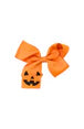 Jack-O-Lantern Hair Bow