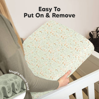 2-pack Organic Cotton Fitted Crib Sheet