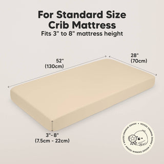 KeaBabies 2-Pack Isla Fitted Crib Sheet