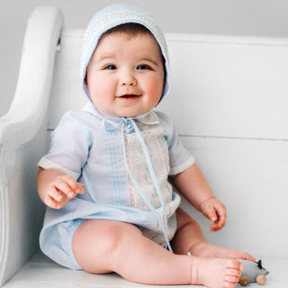 Boys Vintage Bloom Romper