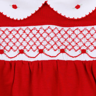 Millie Smocked Long Sleeve Bubble