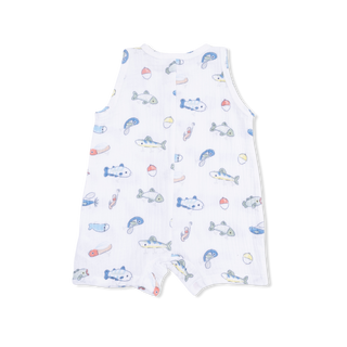 Fishing Lures - Sleeveless Shortie Romper
