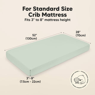 KeaBabies 2-Pack Isla Fitted Crib Sheet