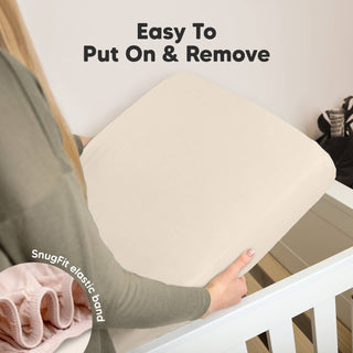 2-pack Organic Cotton Fitted Crib Sheet