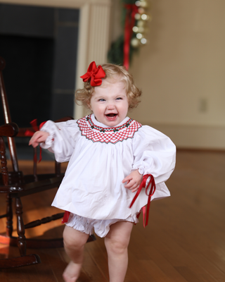 Under the Mistletoe Smocked Set