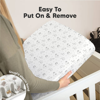2-pack Organic Cotton Fitted Crib Sheet