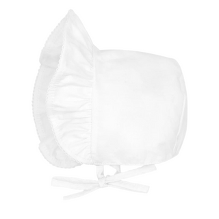 Ruffle Moonstitch Edge Baby Bonnet