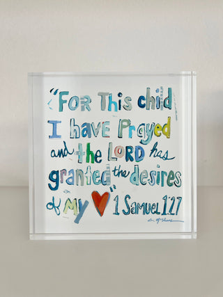 Bible Verse Acrylic (More Blue)
