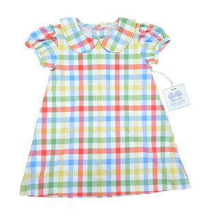 Short Sleeve Dress in Primary Gingham