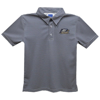 Georgia Southern Eagles Embroidered Navy Stripes Short Sleeve Youth Polo Box Shirt