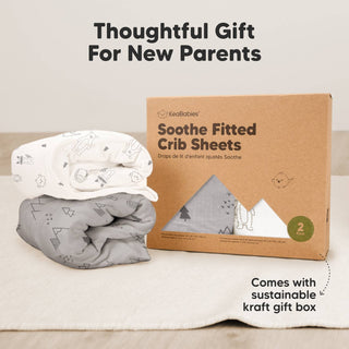 2-pack Organic Cotton Fitted Crib Sheet
