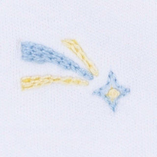 Little Manger Hand-Embroidered Footie