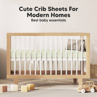 2-pack Organic Cotton Fitted Crib Sheet