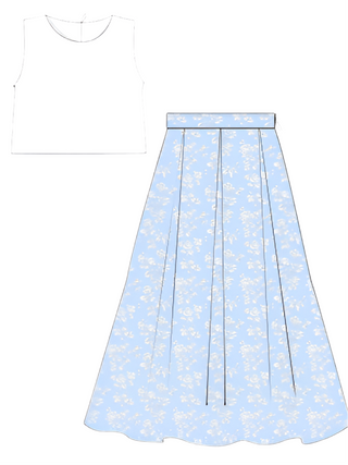 Blue Autumn Floral Collection