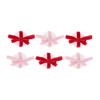 Red & Pink Velvet Bow Surprise Balls