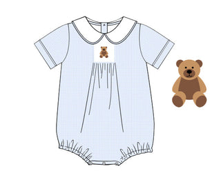 Smocked Teddy Bear Bubble