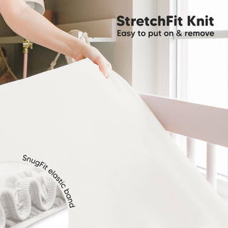 KeaBabies 2-Pack Isla Fitted Crib Sheet