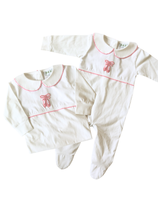 Ballerina Pointe Footie Pajamas | Little Harts