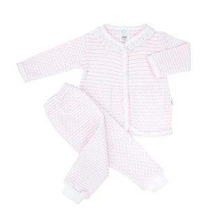Knit Long Sleeve 2PC Legging Set w/ Eyelet Trim