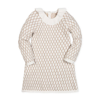 Ruffle Collar Sweater Dress