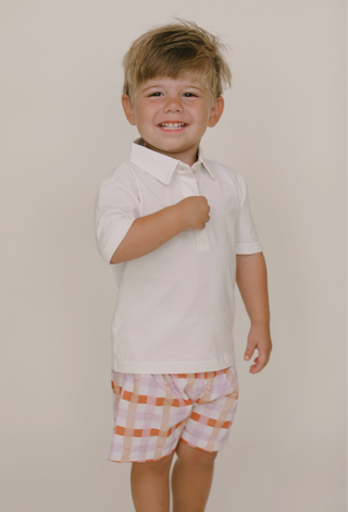 Spooky Plaid Short Set