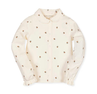 Organic Peter Pan Collar Knit Top