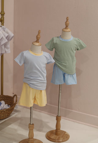 Boys Striped Short Set