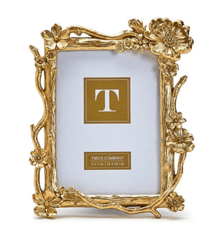 Vintage Gold Floral Frame