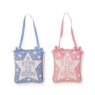 A Star is Born Embroidered Pillow Door Hanger Décor