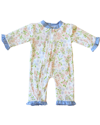 Gigi Zipper Bamboo Pajamas | Little Harts