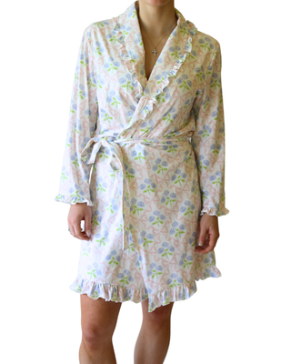 Hydrangea Women's Ruffle Robe | Little Harts