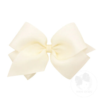 Wee Ones Grosgrain Bow w/ Organza Overlay