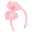 White/Light Pink Bow
