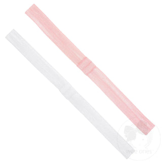 Wee Ones Add-A-Bow Elastic Baby Band