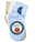 White/Blue/Tan