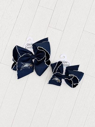 Wee Ones Georgia Southern Moonstitch Bow