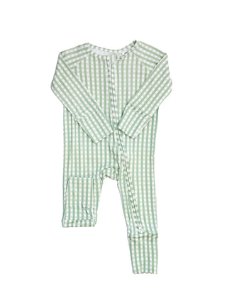 Sleep Romper Gingham