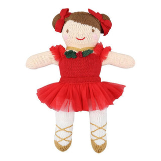 Holly the Holiday Ballerina Knit Doll