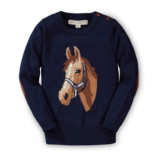 Organic Horse Intarsia Sweater