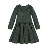 Ruffle Neck Knit Dress