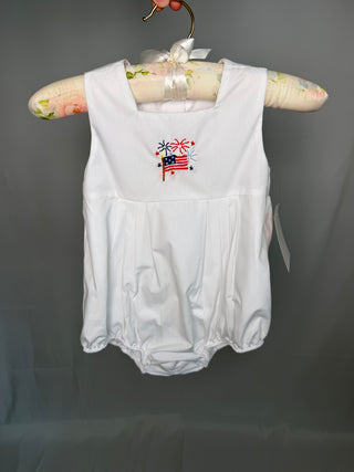 American Flag Embroidered Bubble - Boys