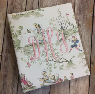 Nursery Rhyme Toile Baby Memory Book