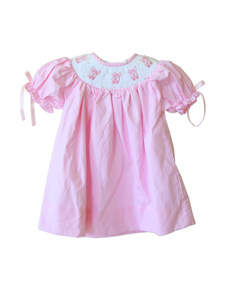 Pink and white Ballerina Pointe Pearl Bishop Dress by Little Harts