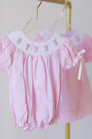 Pink and white detail Ballerina Pointe Pearl Bubble by Little Harts
